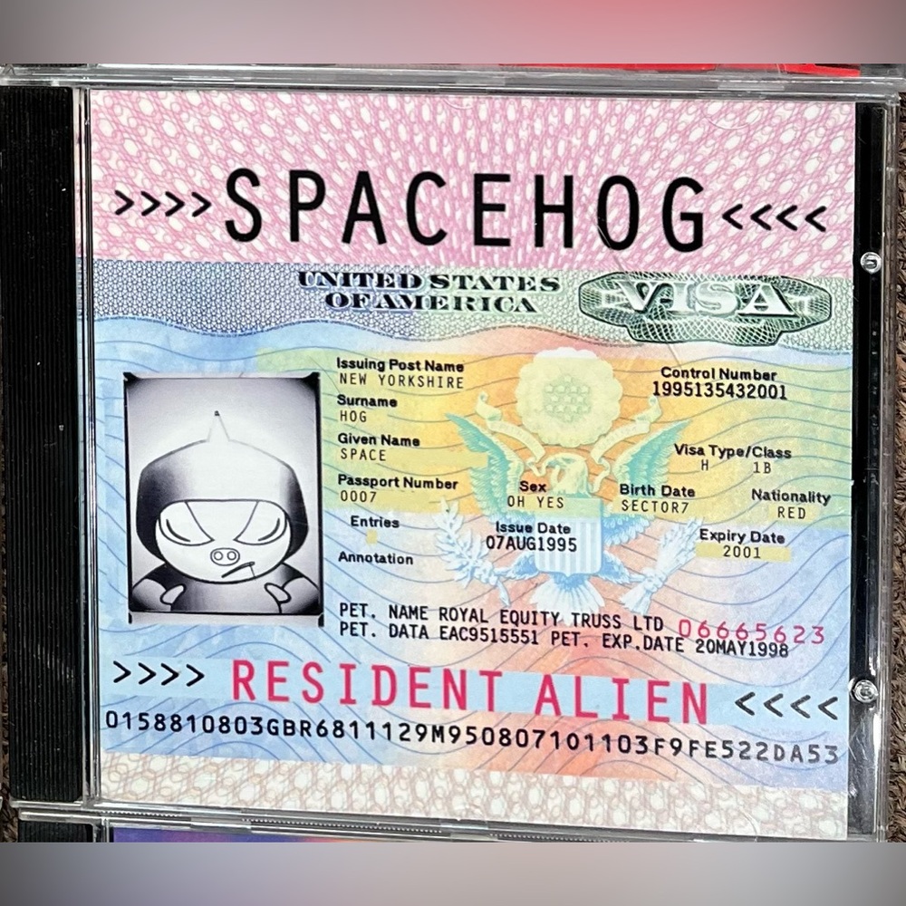 Spacehog - Resident Alien Music Cd. Rock Music 1995